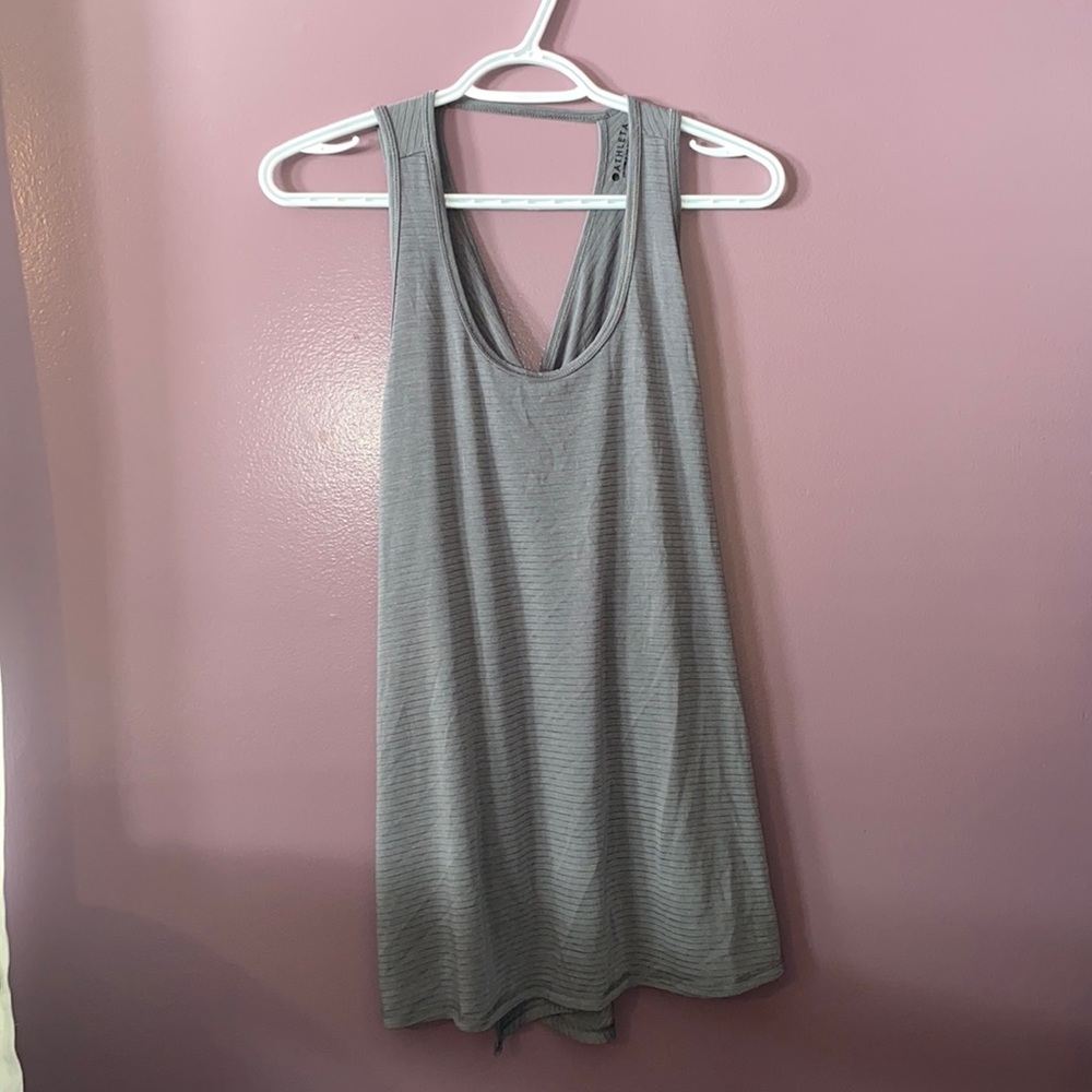 Grey Athleta tank top, great condition.